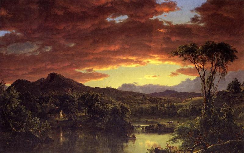 Frederic Edwin Church A Country Home Spain oil painting art